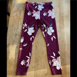 Athleta Floral Elation 7/8 Tight, Size M